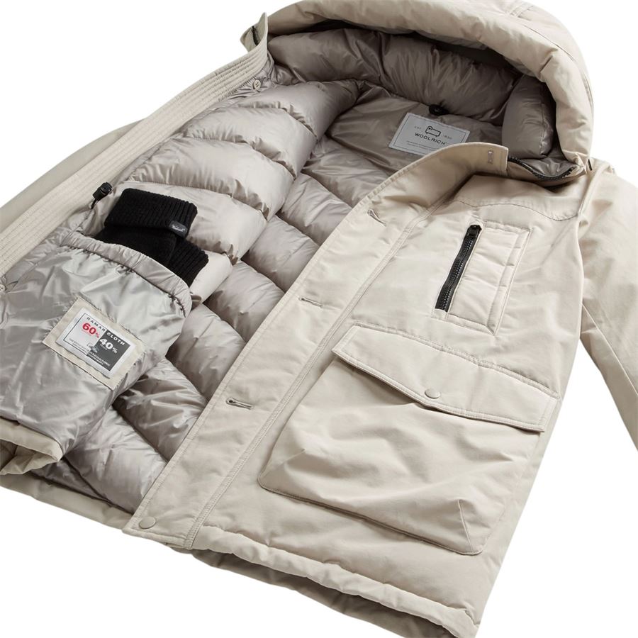 Arctic Parka Evolution in Ramar Cloth giubbetto da uomo Woolrich | CFWOOU0866DOV